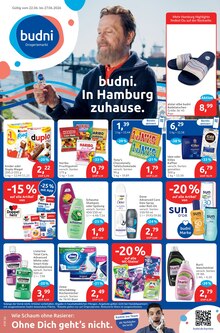 Lebensmittel im aktuellen budni Prospekt (Hamburg) Lebensmittel im budni Prospekt "drogeriemarkt" mit 10 Seiten (Hamburg)