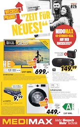 MEDIMAX Prospekt für Wölfersheim mit 8 Seiten MEDIMAX Prospekt für Wölfersheim: "ZEIT FÜR NEUES!", 8 Seiten, 20.06.2025 - 27.06.2025