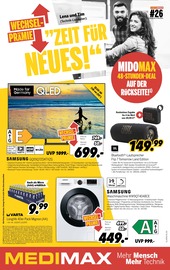 Aktueller MEDIMAX Elektromarkt Prospekt in Limeshain und Umgebung, "ZEIT FÜR NEUES!" mit 8 Seiten, 20.06.2025 - 27.06.2025