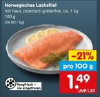 Norwegisches Lachsfilet Angebote bei Netto Marken-Discount Niederkassel für 1,49 €