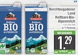 Alpenmilch im EDEKA Prospekt Haltbare Bio-Alpenmilch von Berchtesgadener Land im aktuellen EDEKA Prospekt für 1,29 €