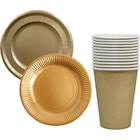 SUR TOUTE LA VAISSELLE À JETER ASSORTIE OR OU ARGENT : SOUS ASSIETTES Ø 30 CM, ASSIETTES Ø 23 CM ET GOBELETS 20 CL - CARREFOUR HOME en promo chez Carrefour SUR TOUTE LA VAISSELLE À JETER ASSORTIE OR OU ARGENT : SOUS ASSIETTES Ø 30 CM, ASSIETTES Ø 23 CM ET GOBELETS 20 CL - CARREFOUR HOME dans le catalogue Carrefour