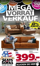 Aktueller Seats and Sofas Möbelhäuser Prospekt Seats and Sofas Prospekt mit 1 Seite