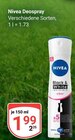 Deospray im Angebot bei GLOBUS in Neubrandenburg Deospray Angebote von Nivea bei GLOBUS Neubrandenburg für 1,99 €