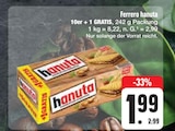 E center Biebelried - hanuta Angebot im Prospekt hanuta bei E center im Biebelried Prospekt für 1,99 €