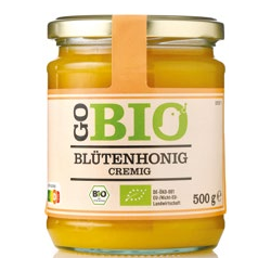 GO BIO Blütenhonig cremig oder flüssig