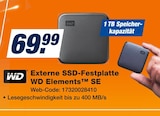 Externe SSD-Festplatte WD Elements SE Angebote von WD bei expert Fürth für 69,99 €