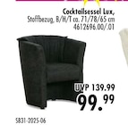 Cocktailsessel Lux Angebote bei SB Möbel Boss Hoyerswerda für 99,99 €