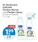 Gallseife Flecken-Bürste oder Flecken-Spray von Dr. Beckmann im aktuellen V-Markt Prospekt für 1,99 €