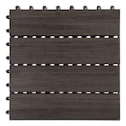 Aktuelles WPC-Terrassenfliese 30x30 braun Angebot bei POCO in Heilbronn ab 19,99 €