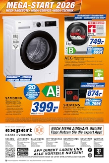 Waschmaschine im expert Prospekt "Top Angebote" mit 12 Seiten (Lüneburg)