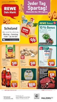 Coca Cola im REWE Prospekt "Dein Markt" mit 32 Seiten (Mülheim (Ruhr))