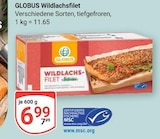 Wildlachsfilet im Angebot bei GLOBUS in Oberhausen Wildlachsfilet Angebote von Globus bei GLOBUS Oberhausen für 6,99 €
