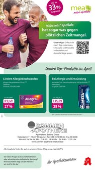 mea - meine apotheke Prospekt der Woche "Unsere April-Angebote" Seite 1, 01.04.2026 bis 30.04.2026 für Stralsund Aktueller mea - meine apotheke Prospekt "Unsere April-Angebote" Seite 1 von 4 Seiten für Stralsund