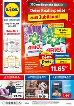 Lidl Prospekt für Duisburg mit 48 Seiten Lidl Prospekt für Duisburg: "30 Jahre Deutsche Einheit. Deine Knallerpreise zum Jubiläum!", 48 Seiten, 28.09.2020 - 02.10.2020