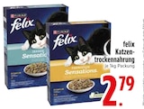 Trockenfutter im EDEKA Prospekt Katzentrockenfutter Seaside Sensations von Purina Felix im aktuellen EDEKA Prospekt für 2,79 €