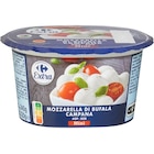 Mozzarella di Bufala Campana AOP mini - CARREFOUR EXTRA en promo chez Carrefour Mozzarella di Bufala Campana AOP mini - CARREFOUR EXTRA dans le catalogue Carrefour