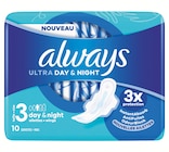 -60 % sur le 2ème avec la carte Colruyt Plus sur Serviettes Always Ultra - ALWAYS dans le catalogue Colruyt