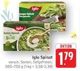 Junger Spinat fein gehackt bei EDEKA im Prospekt "" für 1,79 €