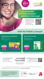 mea - meine apotheke Apotheken Prospekt der aktuellen Woche mit 4 Seiten, gültig von 01.10.2026 bis 31.10.2026, in Coesfeld und Umgebung Aktueller mea - meine apotheke Apotheken Prospekt in Coesfeld und Umgebung, "Unsere Oktober-Angebote" mit 4 Seiten, 01.10.2026 - 31.10.2026