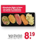 Aktuelle Lachs Angebote bei E center in Frankfurt (Main) Aktuelles Lachs-Thunfisch Nigiri & Gunkan Angebot bei E center in Frankfurt (Main) ab 8,19 €