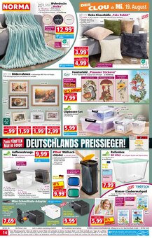 Mülleimer im Norma Prospekt "Mehr fürs Geld" mit 28 Seiten (Essen)