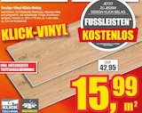 Design-Vinyl-Klick-Belag bei wohnen & sparen Wiegand im Prospekt "" für 15,99 €