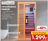 Infrarotkabine HAMLIN im Netto Marken-Discount Prospekt Infrarotkabine HAMLIN von Dewello im aktuellen Netto Marken-Discount Prospekt für 1.299,00 €