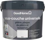 Sous-couche universelle plâtre, plaque de plâtre et boiseries blanc 10 L (d) - GoodHome en promo chez Castorama Schiltigheim à 3,99 €