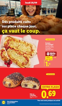 Promotion Biscuit Sésame dans le prospectus Lidl, valable du 25/09/2025 au 01/10/2025 Promo Biscuit Sésame dans le catalogue Lidl du moment à la page 10