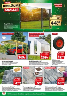 Zaun im Hagebaumarkt Prospekt "UNSERE JUBILÄUMS KNALLER" mit 20 Seiten (Wolfsburg)