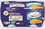 Yaourts à la Grecque sur lit de fruits - U en promo chez U Express Yaourts à la Grecque sur lit de fruits - U dans le catalogue U Express