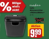 Aktenvernichter »PASH112BK4A« Angebote von nedis bei REWE Halle für 9,99 €