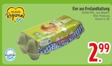 Eier aus Freilandhaltung im aktuellen EDEKA Prospekt für 2,99 €