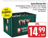 Münchner im Angebot bei EDEKA in Lauf Münchner Angebote von Spaten bei EDEKA Lauf für 14,99 €