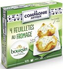 4 Feuilletés au Fromage Boursin Ail & Fines Herbes Surgelés - La Compagnie Artique à 3,28 € dans le catalogue Intermarché Express