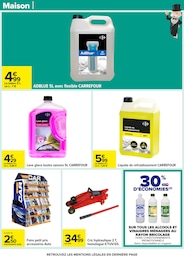 Prix et réduction Ménagère dans le prospectus Carrefour en cours Offre Ménagère dans le catalogue Carrefour du moment à la page 85