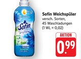 Weichspüler im Angebot bei E center in Bad Kreuznach Weichspüler Angebote von Sofin bei E center Bad Kreuznach für 0,99 €