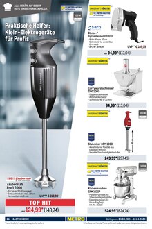 Mixer im Metro Prospekt "Gastro" mit 39 Seiten (Reutlingen)