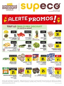 Prospectus Supeco de la semaine "Alerte promos !" avec 1 pages, valide du 23/04/2024 au 29/04/2024 pour Saint-Sernin-du-Bois et alentours