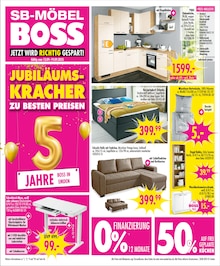 Aktueller SB Möbel Boss Prospekt "JETZT WIRD RICHTIG GESPART!" Seite 1 von 12 Seiten