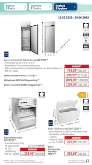 Kühlschrank im METRO Prospekt "Wochenangebote + Gewinnspiel" mit 53 Seiten (Wuppertal)
