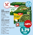 Rahm-Spinat oder Würz-Spinat Angebote von IGLO bei Penny Bautzen für 1,79 €