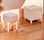 Tabouret d’appoint Adriel velours Ø35cm - Maxi Bazar à Cholet Tabouret d’appoint Adriel velours Ø35cm en promo chez Maxi Bazar Cholet à 24,99 €