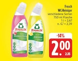 WC-Reiniger Himbeer-Essig Angebote von Frosch bei EDEKA Würzburg für 2,00 €