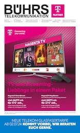Bührs Telekommunikations GmbH & Co.KG Prospekt: "TV und StreamingLieblinge in einem Paket", 8 Seiten, 01.07.2024 - 31.07.2024