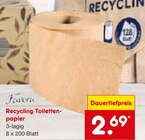 Recycling Toilettenpapier Angebote von Favora bei Netto Marken-Discount Neuss für 2,69 €