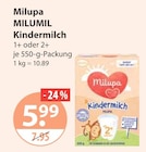 MILUMIL Kindermilch 1+ oder 2+ von Milupa im aktuellen V-Markt Prospekt für 5,99 €