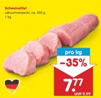 Schweinefilet im Angebot bei Netto Marken-Discount in Ravensburg Schweinefilet Angebote bei Netto Marken-Discount Ravensburg für 7,77 €