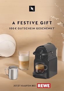 Kaffeevollautomat im Nespresso Prospekt "A Festive Gift" mit 2 Seiten (Braunschweig)